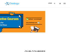 'chinlingo.com' screenshot
