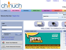'chinuch.org' screenshot