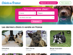 'chiots-de-france.com' screenshot