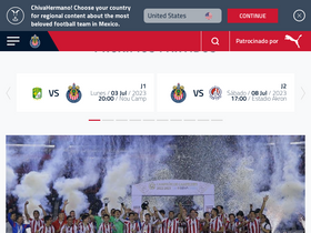 'chivasdecorazon.com.mx' screenshot
