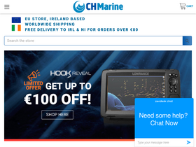 'chmarine.com' screenshot