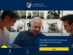 'choate.edu' screenshot