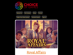 'choiceofgames.com' screenshot
