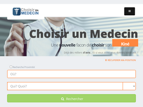 'choisirunmedecin.com' screenshot