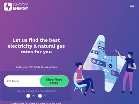 'chooseenergy.com' screenshot