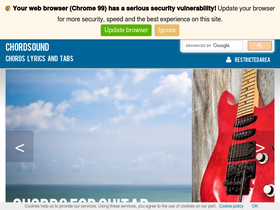 'chordsound.com' screenshot