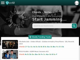 'chordu.com' screenshot