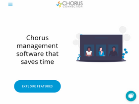 'chorusconnection.com' screenshot