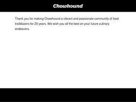 'chowhound.com' screenshot