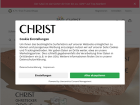 'christ.de' screenshot