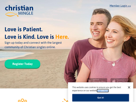 'christianmingle.com' screenshot
