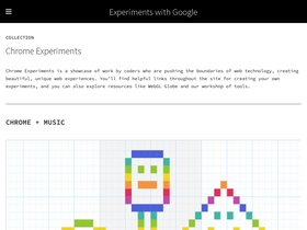 'chromeexperiments.com' screenshot