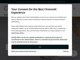 'chrono24.fi' screenshot