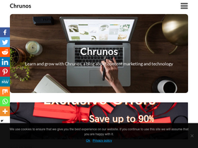 'chrunos.com' screenshot