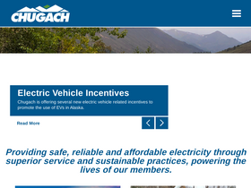 'chugachelectric.com' screenshot