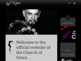 'churchofsatan.com' screenshot
