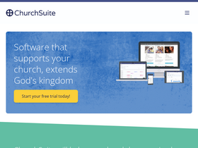 'churchsuite.com' screenshot