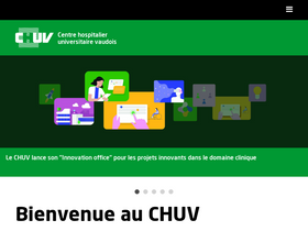 'chuv.ch' screenshot