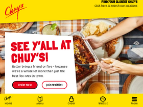 'chuys.com' screenshot