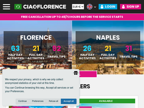 'ciaoflorence.it' screenshot