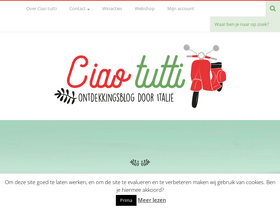 'ciaotutti.nl' screenshot