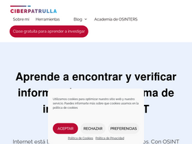 'ciberpatrulla.com' screenshot