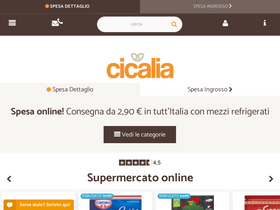 'cicalia.com' screenshot
