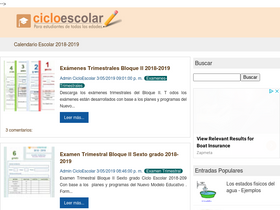 'cicloescolar.com' screenshot