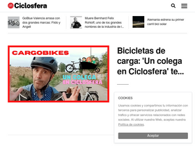'ciclosfera.com' screenshot