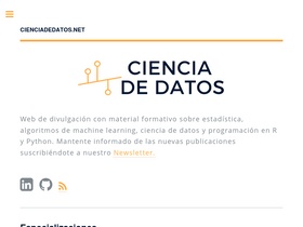 'cienciadedatos.net' screenshot