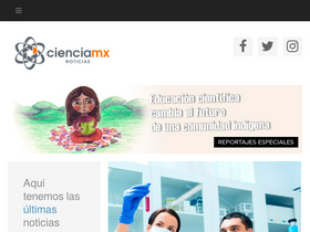 'cienciamx.com' screenshot
