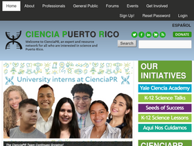 'cienciapr.org' screenshot
