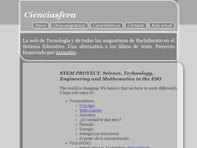 'cienciasfera.com' screenshot