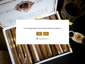 'cigarchief.com' screenshot