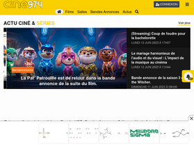 'cine974.com' screenshot