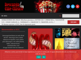 'cineclasicodcc.com' screenshot