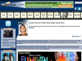 'cinema.com' screenshot