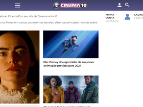 'cinema10.com.br' screenshot