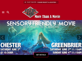 'cinemacafe.com' screenshot