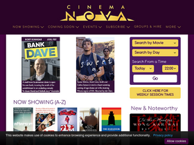 'cinemanova.com.au' screenshot