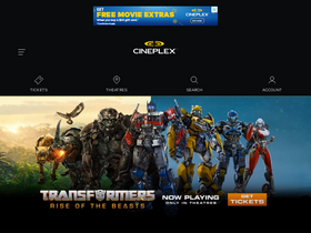 'cineplex.com' screenshot