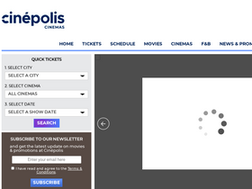 'cinepolis.co.id' screenshot