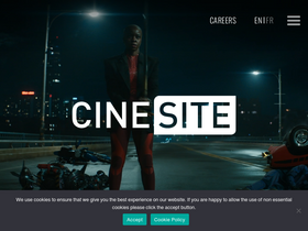 'cinesite.com' screenshot