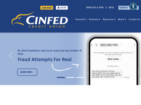 'cinfed.com' screenshot