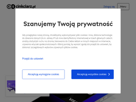 'cinkciarz.pl' screenshot