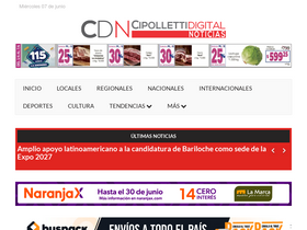 'cipollettidigital.com.ar' screenshot