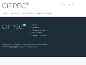 'cippec.org' screenshot