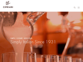 'cipriani.com' screenshot