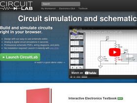 'circuitlab.com' screenshot
