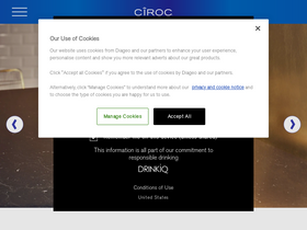 'ciroc.com' screenshot